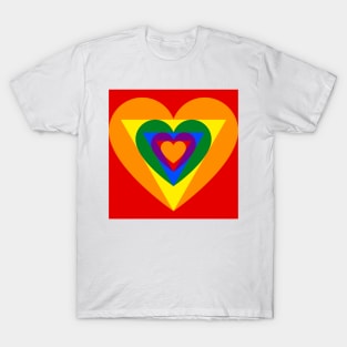 Gay hearts T-Shirt